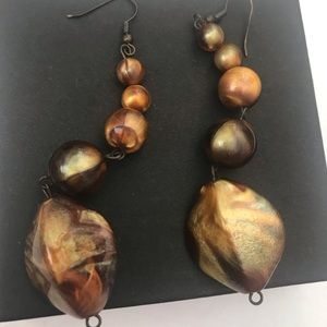 Earth tone earrings